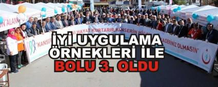 �Y� UYGULAMA �RNEKLER� �LE BOLU 3. OLDU