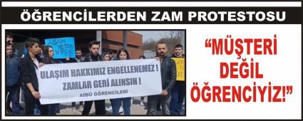 ��RENC�LERDEN ZAM PROTESTOSU