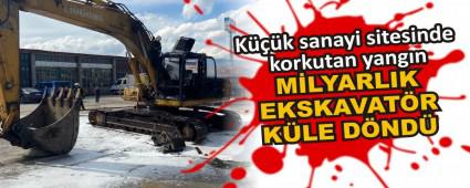 K���k sanayi sitesinde korkutan yang�n