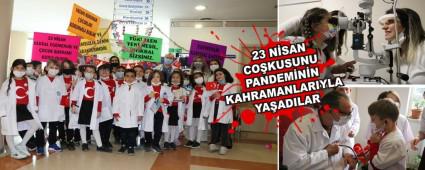23 N�SAN CO�KUSUNU PANDEM�N�N KAHRAMANLARIYLA YA�ADILAR
