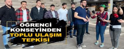��RENC� KONSEY�NDEN TOPLU ULA�IM TEPK�S�