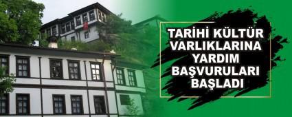 TAR�H� K�LT�R VARLIKLARINA YARDIM BA�VURULARI BA�LADI