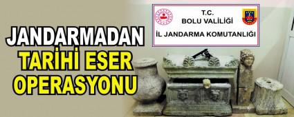 JANDARMADAN TAR�H� ESER OPERASYONU