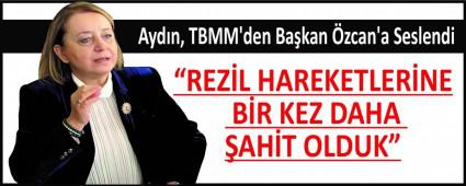 Ayd�n, TBMM\'den Ba�kan �zcan\'a Seslendi
