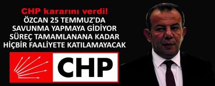 CHP karar�n� verdi!