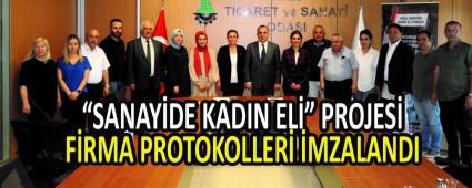 �SANAY�DE KADIN ELݔ PROJES� F�RMA PROTOKOLLER� �MZALANDI