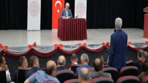 Vali K�l�� Merkez Mahalle ve K�y Muhtarlar�yla Bir Araya Geldi
