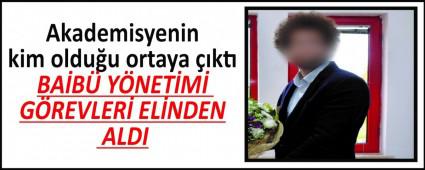 Akademisyenin kim oldu�u ortaya ��kt�