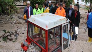 VAL� ERKAN KILI� SEL SONRASI GEREDE\'DE �NCELEMELERDE BULUNDU
