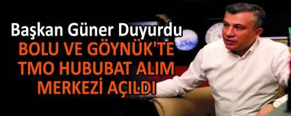 BOLU VE G�YN�K\'TE TMO HUBUBAT ALIM MERKEZ� A�ILDI