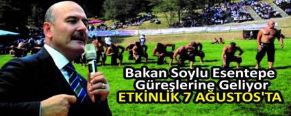 Bakan Soylu Esentepe G�re�lerine Geliyor