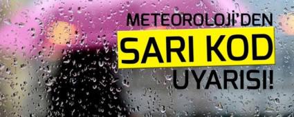 Meteoroloji\'den Bolu Dahil 7 �ehre sar� alarm!