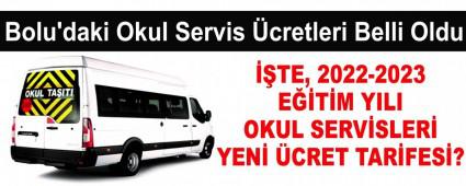 Bolu\'daki Okul Servis �cretleri Belli Oldu