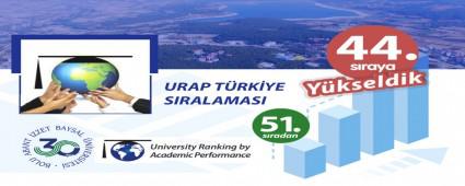 BA�B� AKADEM�K PERFORMANSIYLA 7 BASAMAK Y�KSELEREK 44\'�NC� OLDU