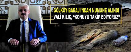 G�LK�Y BARAJI\'NDAN NUMUNE ALINDI