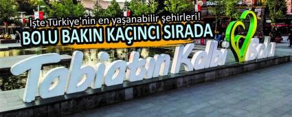 ��te T�rkiye\'nin en ya�anabilir �ehirleri!