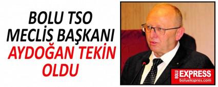 BOLU TSO MECL�S BA�KANI AYDO�AN TEK�N OLDU