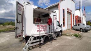 BOLU KIZILAY\'I TARAFINDAN BARTIN\'A MOB�L A�EV� ARACI SEVK ED�LD�