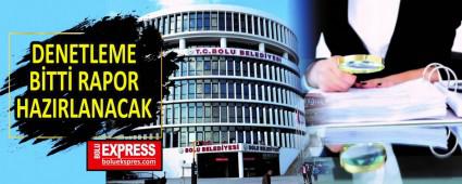 DENETLEME B�TT� RAPOR HAZIRLANACAK