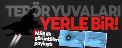 Suriye ve Kuzey Irak'a Pen�e K�l�� Hava Harekat�: MSB 'Hesap zaman�' diyerek duyurdu