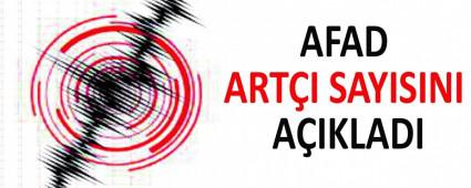 AFAD ART�I SAYISINI A�IKLADI