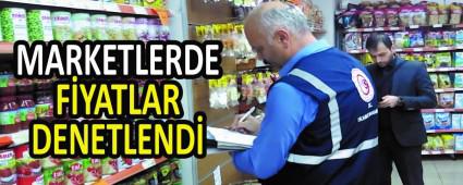 MARKETLERDE F�YATLAR DENETLEND�
