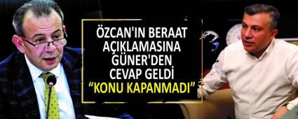 �ZCAN\'IN BERAAT A�IKLAMASINA G�NER\'DEN CEVAP GELD�