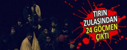TIRIN ZULASINDAN 24 G��MEN �IKTI