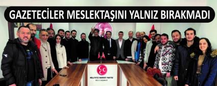 GAZETEC�LER MESLEKTA�INI YALNIZ BIRAKMADI