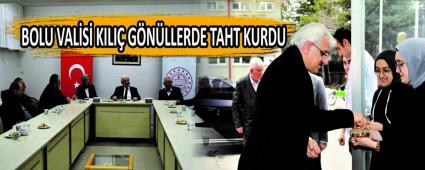 BOLU VAL�S� KILI� G�N�LLERDE TAHT KURDU