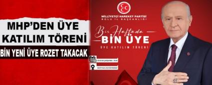MHP\'DEN �YE KATILIM T�REN�