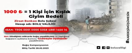 DEPREMZEDELER ���N �KARDE��M ���MES�N� KAMPANYASI