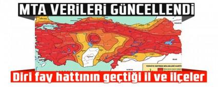 MTA D�R� FAY HATTI HAR�TASINI A�IKLADI BOLU R�SKL� DURUMDA