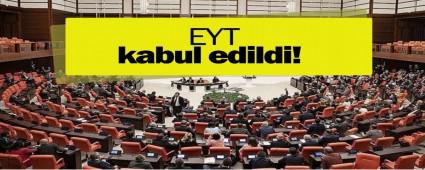 EYT yasas� TBMM\'de kabul edildi