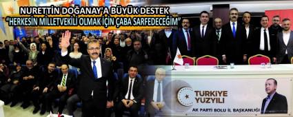 NURETT�N DO�ANAY\'A B�Y�K DESTEK