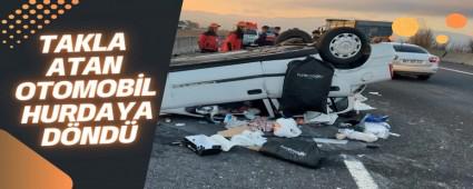 TAKLA ATAN OTOMOB�L HURDAYA D�ND�