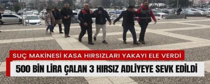SU� MAK�NES� KASA HIRSIZLARI YAKAYI ELE VERD�