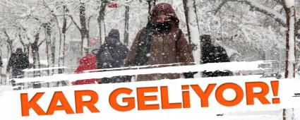 BOLU\'YA KAR GEL�YOR