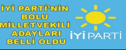 �Y� PART�\'N�N BOLU M�LLETVEK�L� ADAYLARI BELL� OLDU  