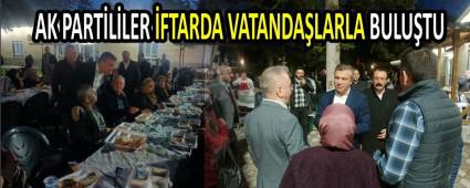 AK PART�L�LER �FTARDA VATANDA�LARLA BULU�TU