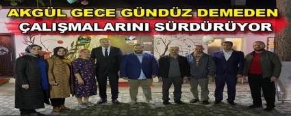 AKG�L GECE G�ND�Z DEMEDEN �ALI�MALARINI S�RD�R�YOR