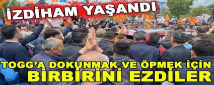 TOGG\'UN BOLU\'YA GEL���NDE �ZD�HAM YA�ANDI