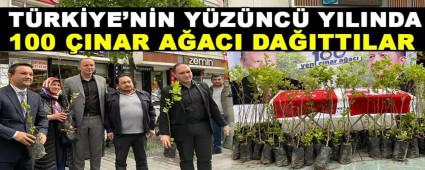 T�RK�YE\'N�N Y�Z�NC� YILINDA 100 �INAR A�ACI DA�ITTILAR
