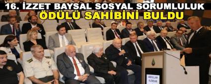 16. �ZZET BAYSAL SOSYAL SORUMLULUK �D�L� SAH�B�N� BULDU