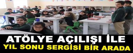 AT�LYE A�ILI�I �LE YIL SONU SERG�S� B�R ARADA