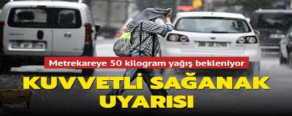 METEOROLOJ�DEN KR�T�K UYARI