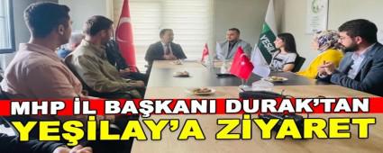 MHP �L BA�KANI DURAK\'TAN YE��LAY\'A Z�YARET