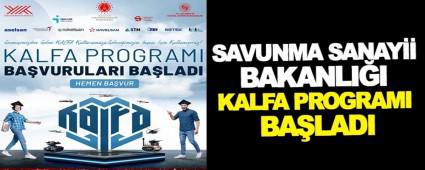 SAVUNMA SANAY�� BAKANLI�I KALFA PROGRAMI BA�LADI