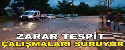 ZARAR TESP�T �ALI�MALARI S�R�YOR