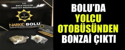 BOLU\'DA YOLCU OTOB�S�NDEN BONZA� �IKTI